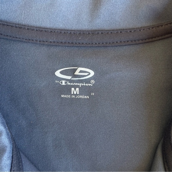 Champion men’s zip‎ up lightweight jacket long sleeve gray on gray pockets - Picture 4 of 9